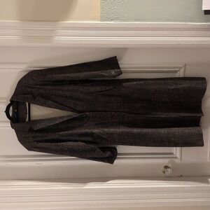 Vintage 100% Wool Colourful Knit Overcoat